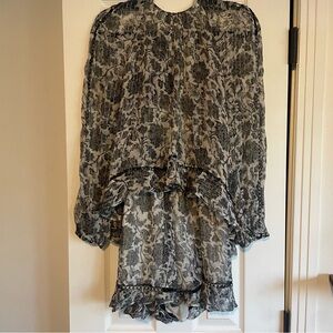 Zimmermann Monochrome Floral Romper